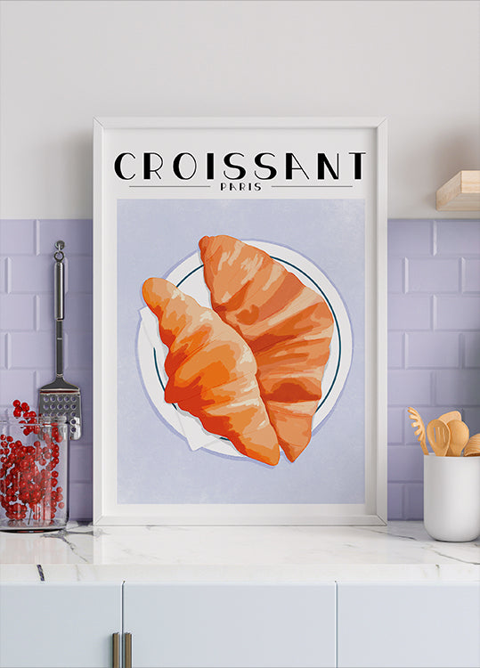 Croissant - París Póster