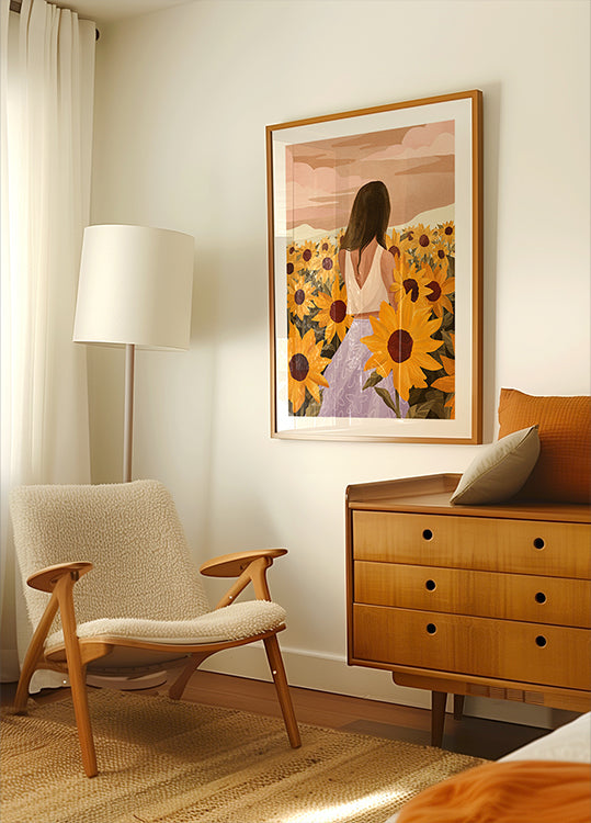 Tardes de girasol Póster