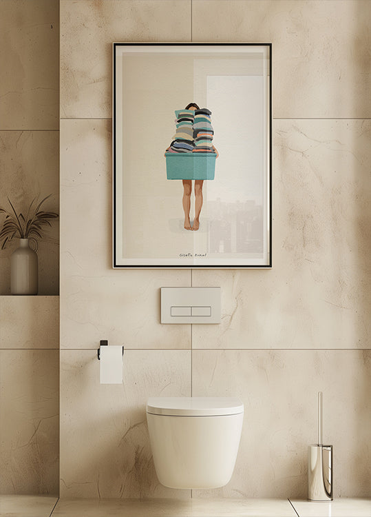 Cesta de lavandería