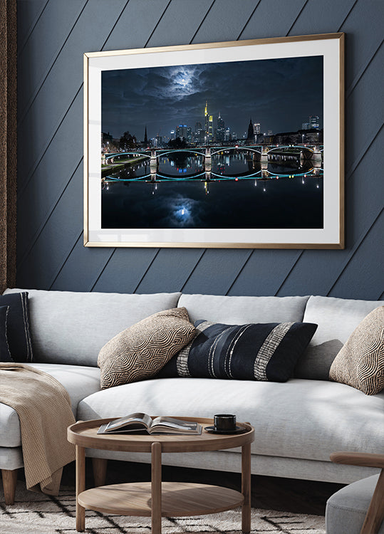 Frankfurt en luna llena