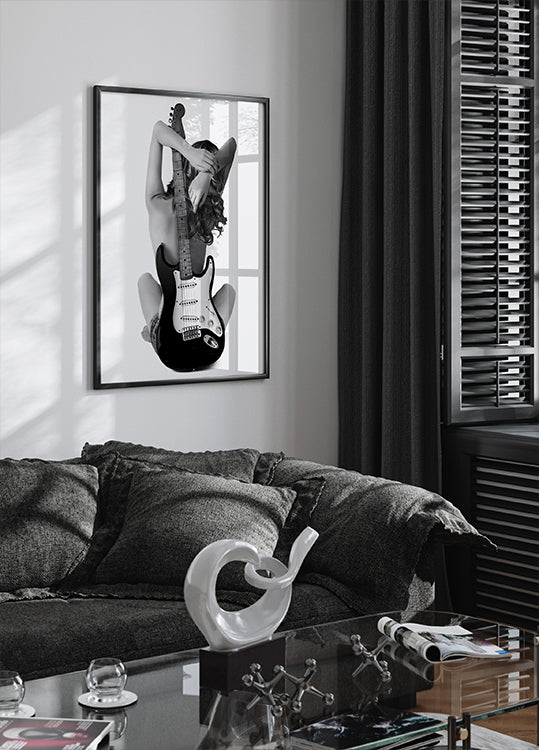 La dama y la Stratocaster Póster