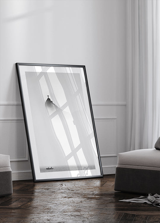 Cristo en la niebla Póster