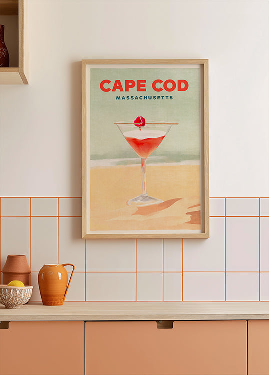 Cóctel de Cape Cod alto Póster