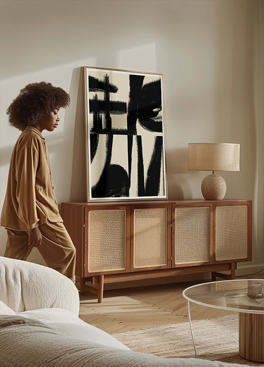 Danza de trazos audaces Póster