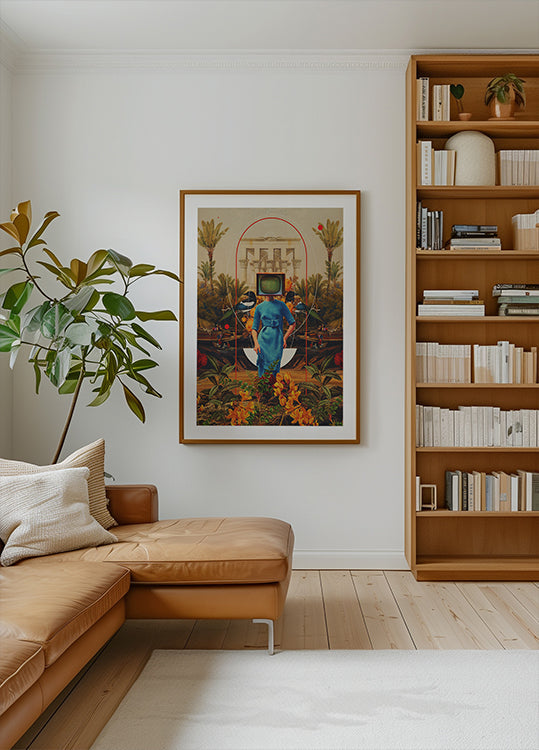 Aquí asimetrías Póster