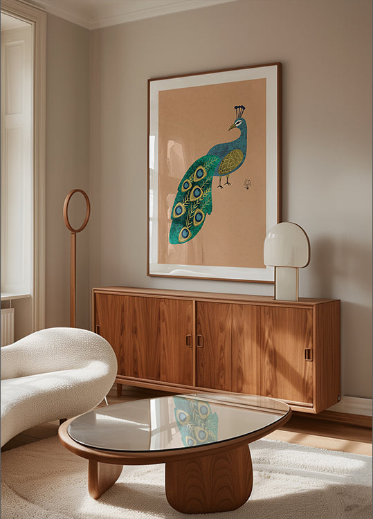 Pavo real Erum Khalili.png Póster