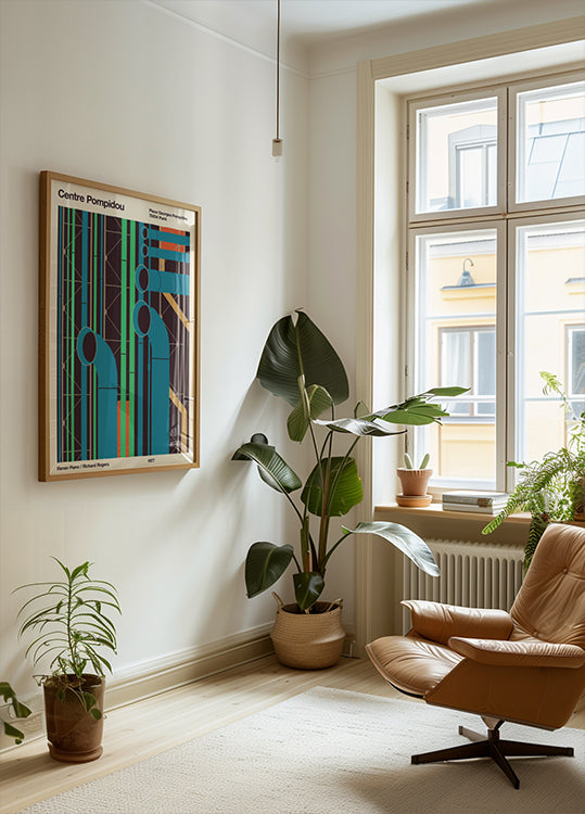 Pompidou Póster
