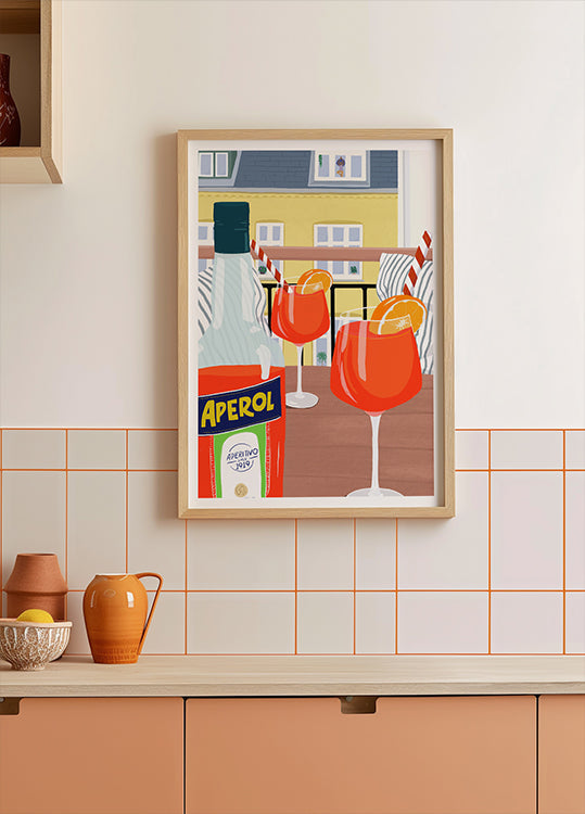 Balcón "Hygge" Póster