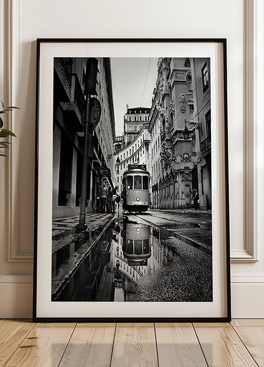 Días de lluvia en Lisboa Póster