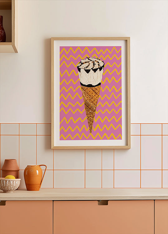 Cornetto Rosa Póster