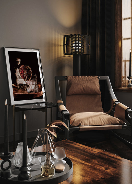 El sorbo de ginebra Póster