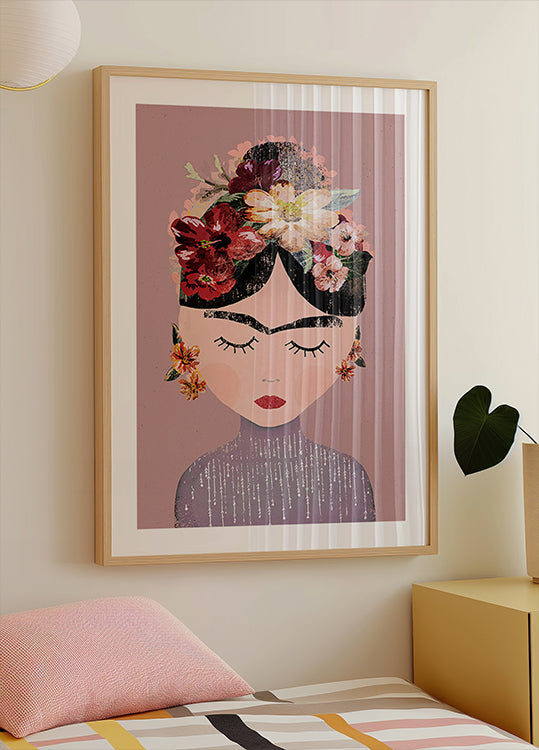 Serenidad floral Póster