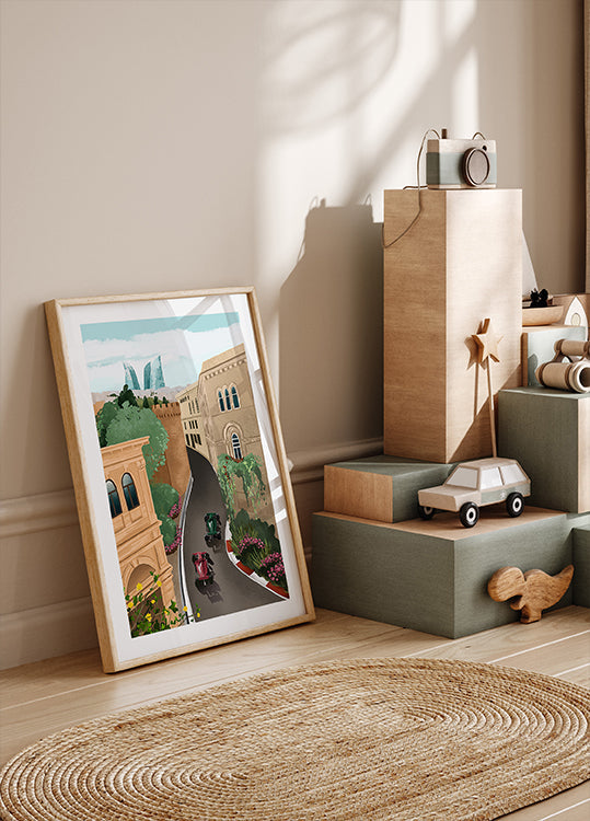 Bakú Azerbaiyán Póster