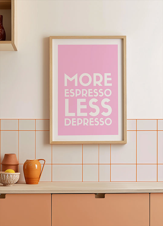 Póster Depresso expreso