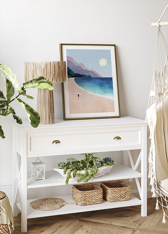 Póster Playa de surf