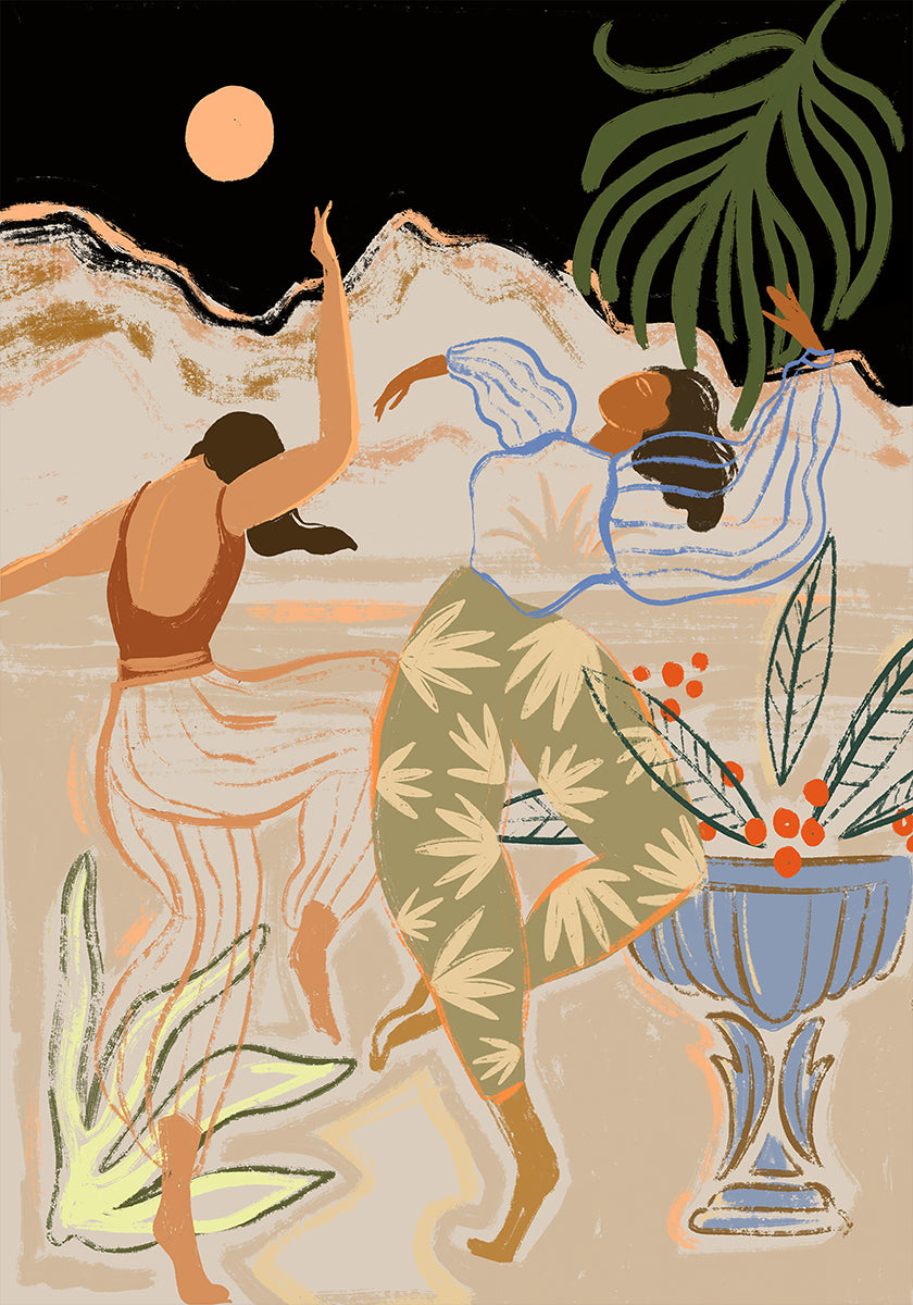 Danza a la luz de la luna Póster