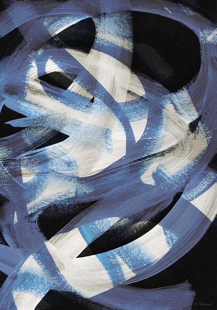 Pinceladas abstractas 128 Póster