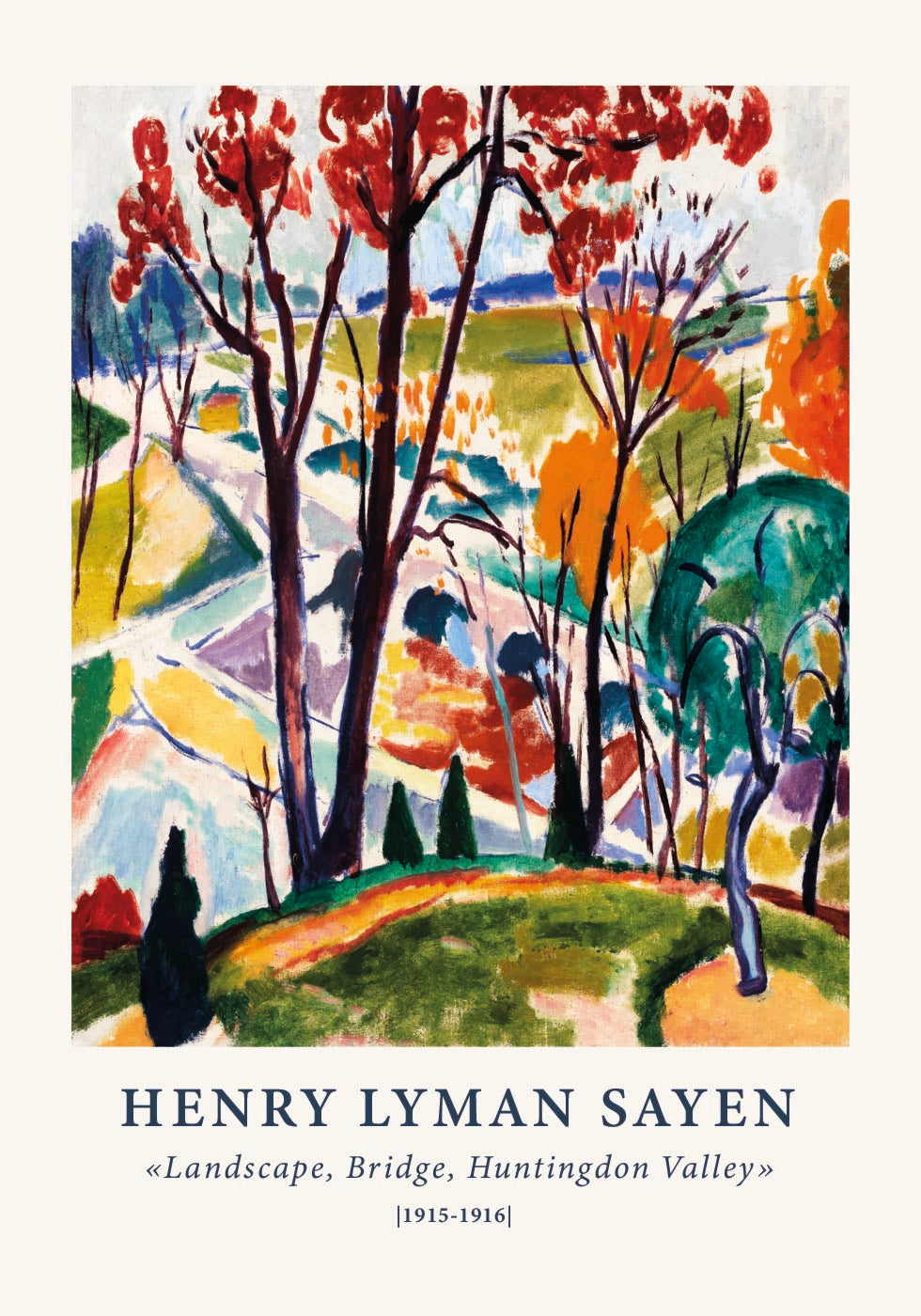 Henry Lyman Sayen, Huntingdon Valley Plakat - Posterbox.dk