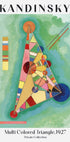 Multi Colored Triangle, 1927, Wassily Kandinsky Plakat - Posterbox.dk