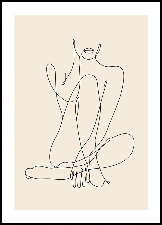Pose Feminine Plakat - Posterbox.dk