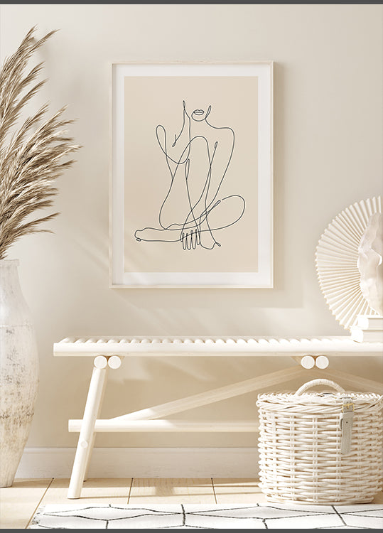 Pose Feminine Plakat - Posterbox.dk