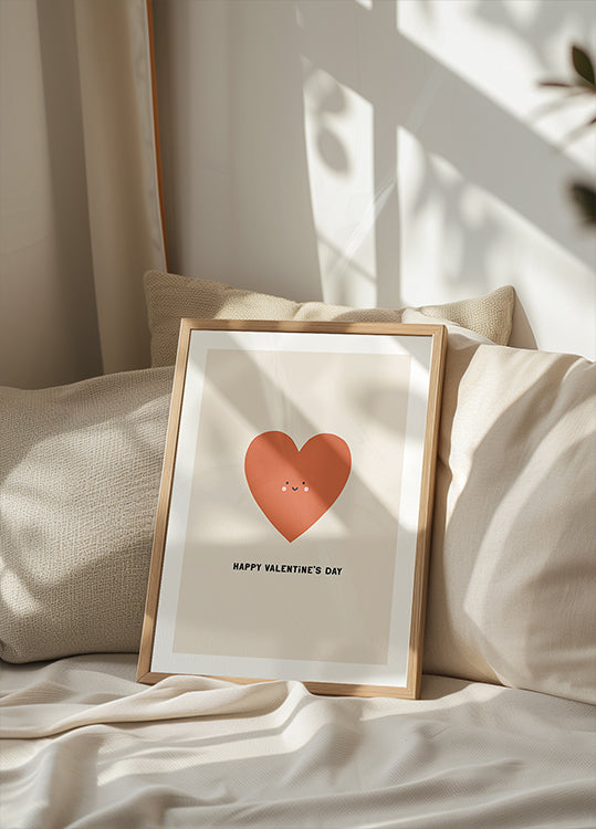 Smiley Heart Love Plakat