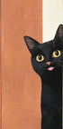 Black Cat Peeking (NEW) - Posterbox