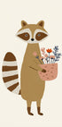 Raccoonwithflowers (NEW) - Posterbox