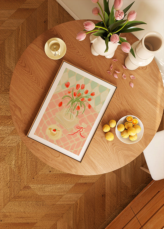Red Tulips Summer Picnic (NEW) - Posterbox