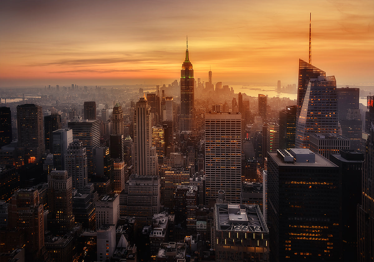 Luz de manhattan Póster
