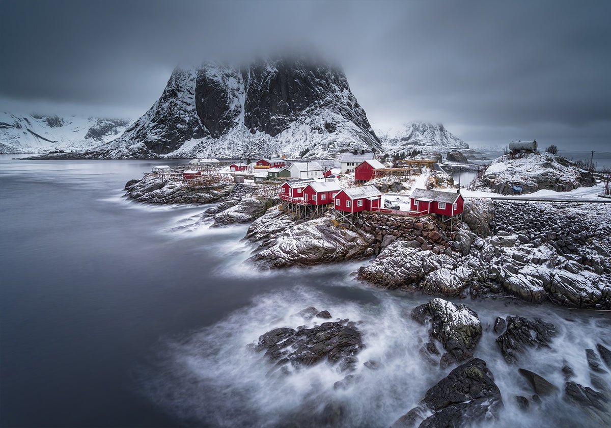 Póster Invierno islas Lofoten