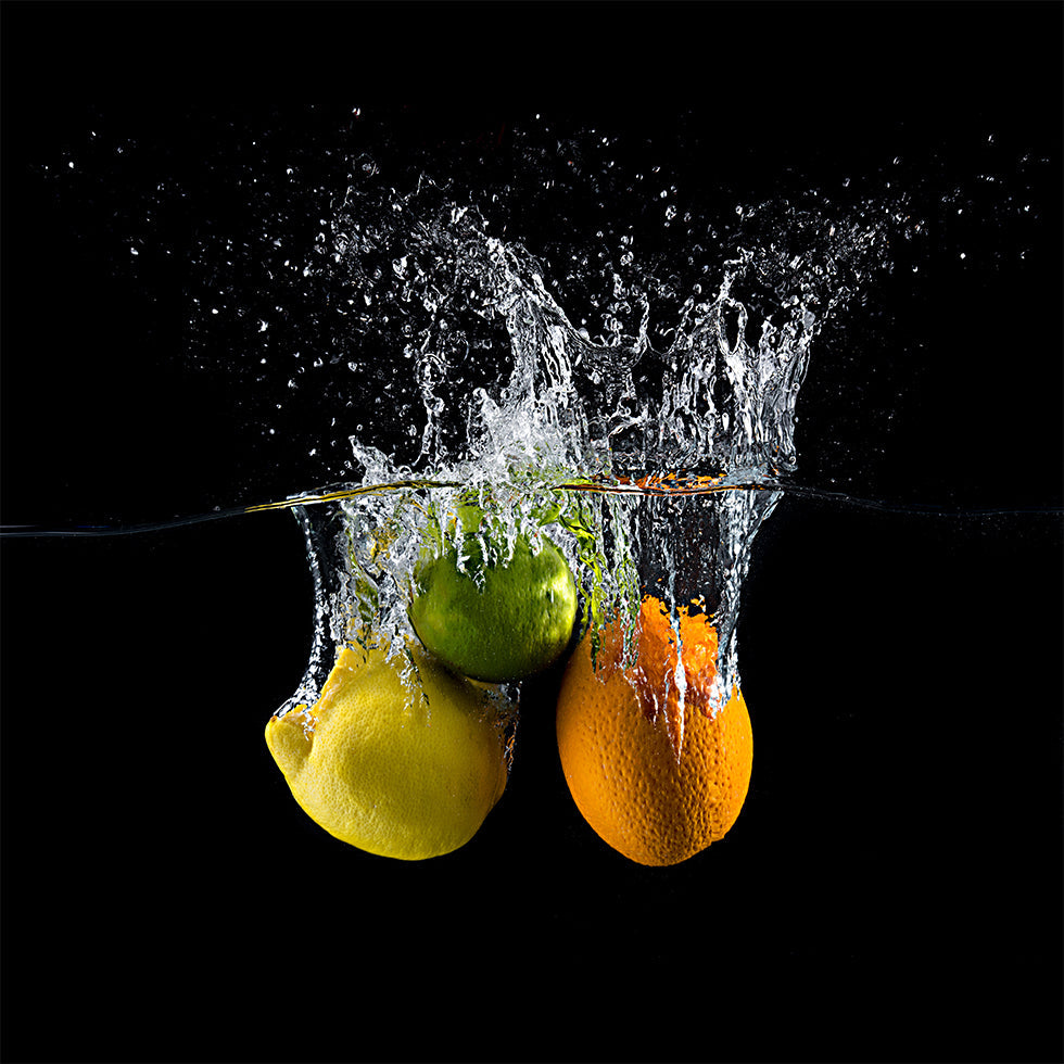 Salpicaduras de cítricos Póster