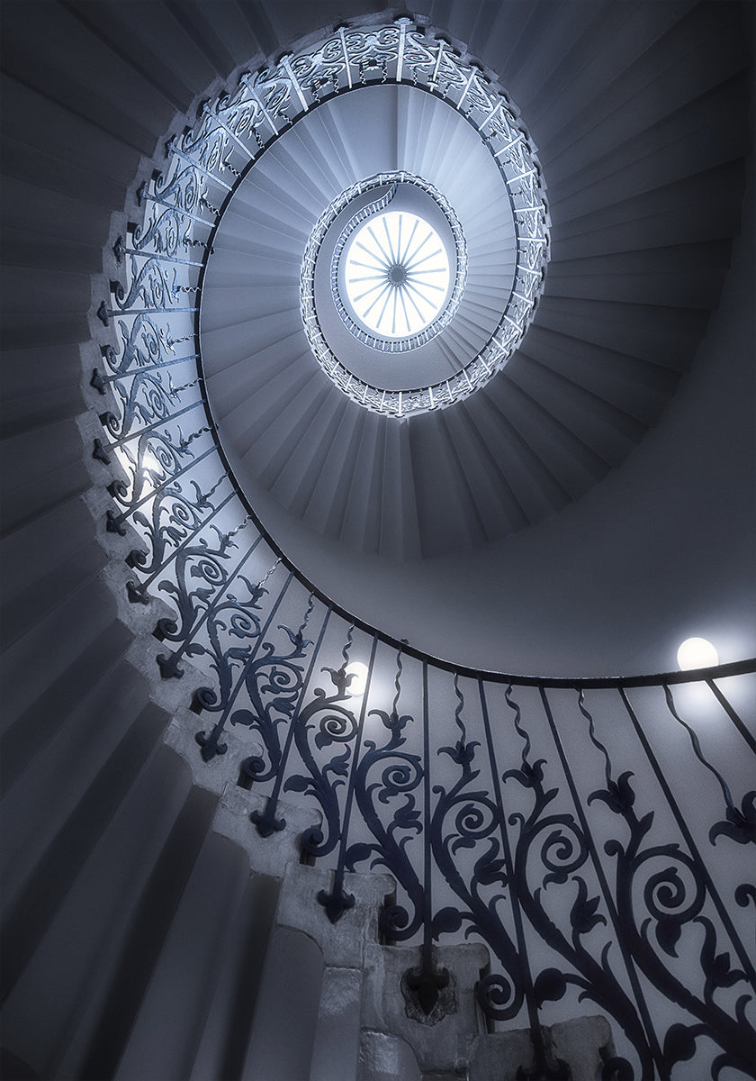 Escaleras de tulipanes