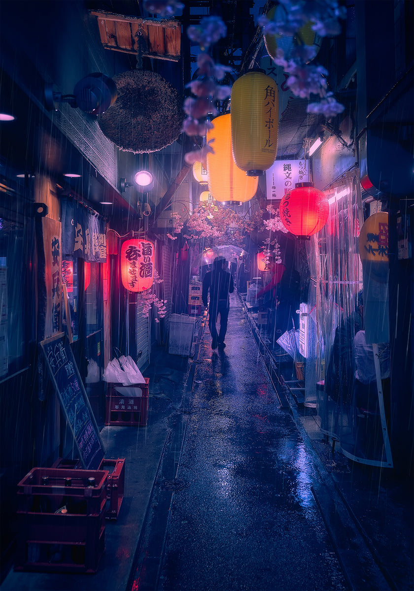Lluvia azul de Tokio
