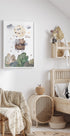 Bear Friends In Hot Air Balloon Nursery Plakat - Posterbox.no