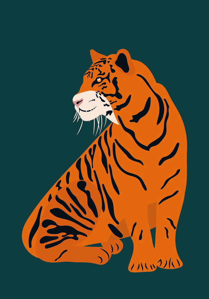 Tigre majestuoso Póster