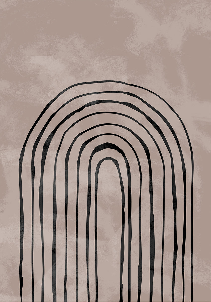 Arco unidireccional negro No.4 Póster
