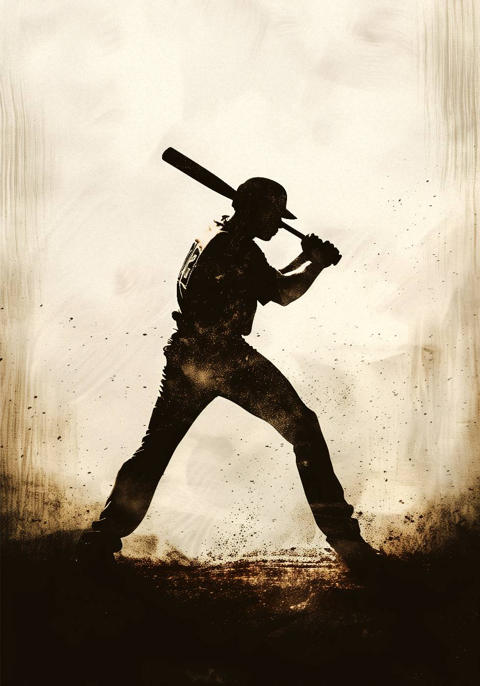 Baseball Player Plakat - Posterbox.dk