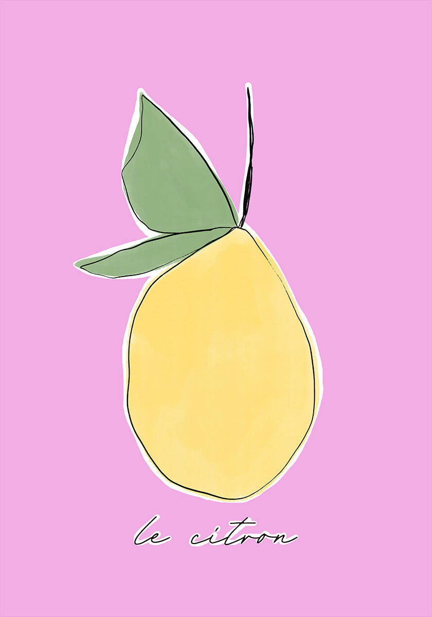 Delicias de cítricos Póster