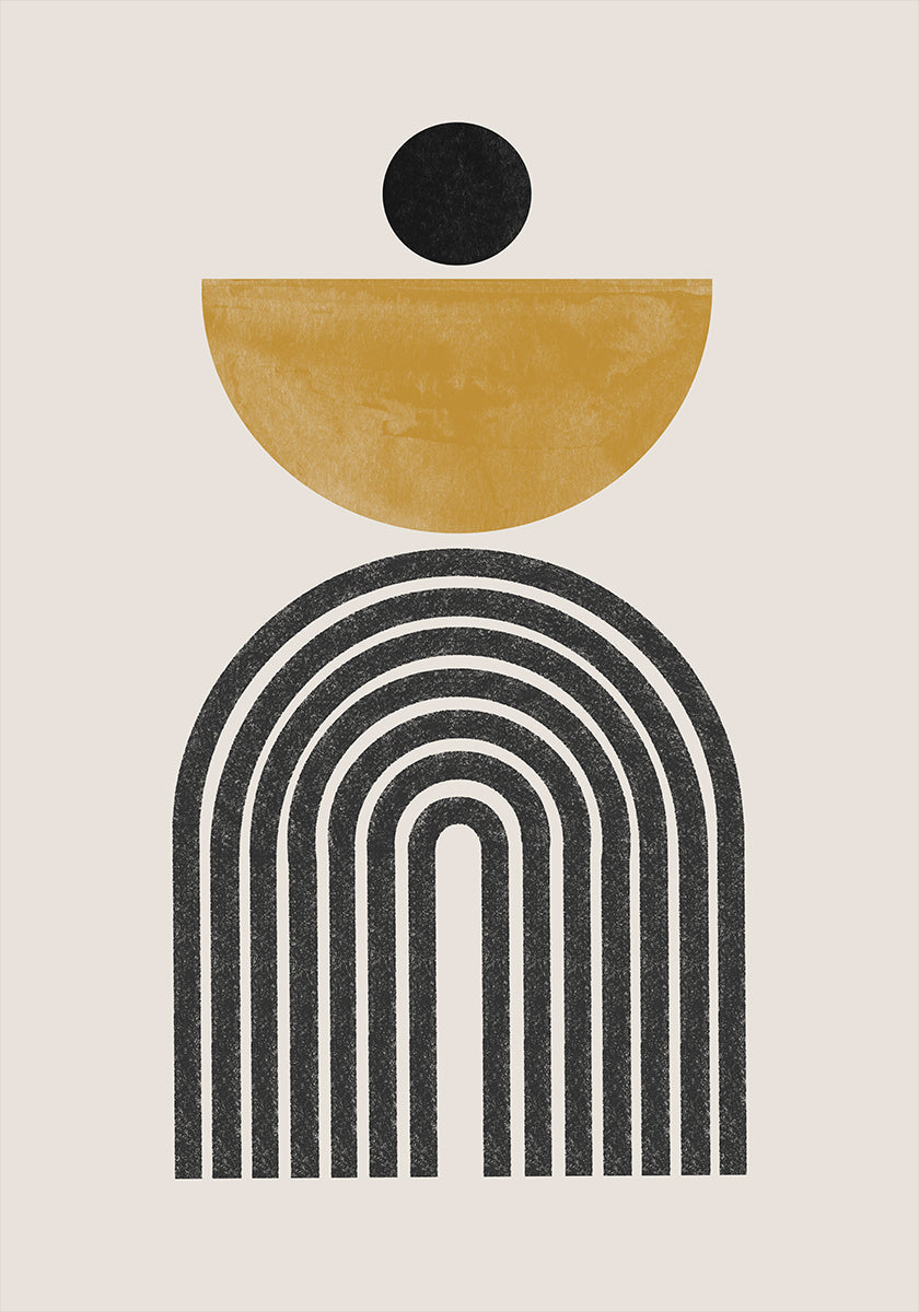 Armonía geométrica Póster