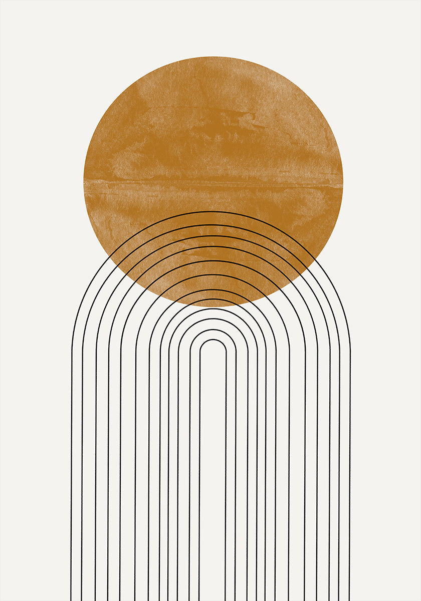 Ecos del arco dorado Póster