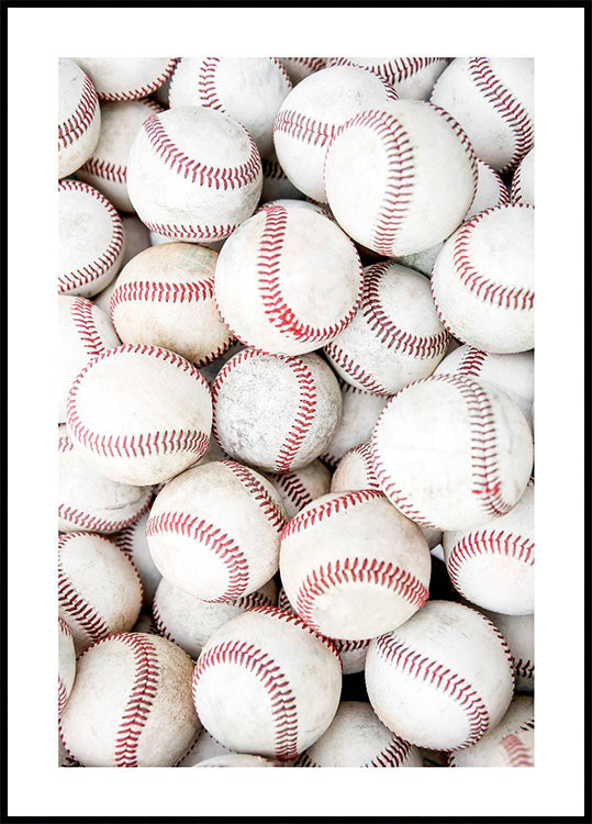 Baseballs Plakat - Posterbox.dk
