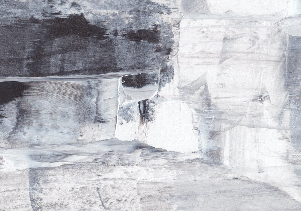 Serenidad monocromática Póster