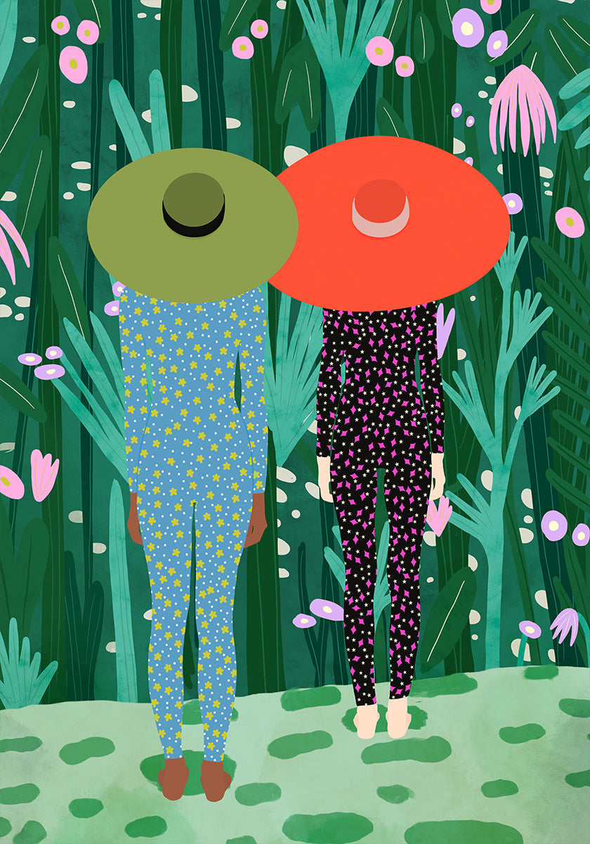 Pijamas de la selva Póster