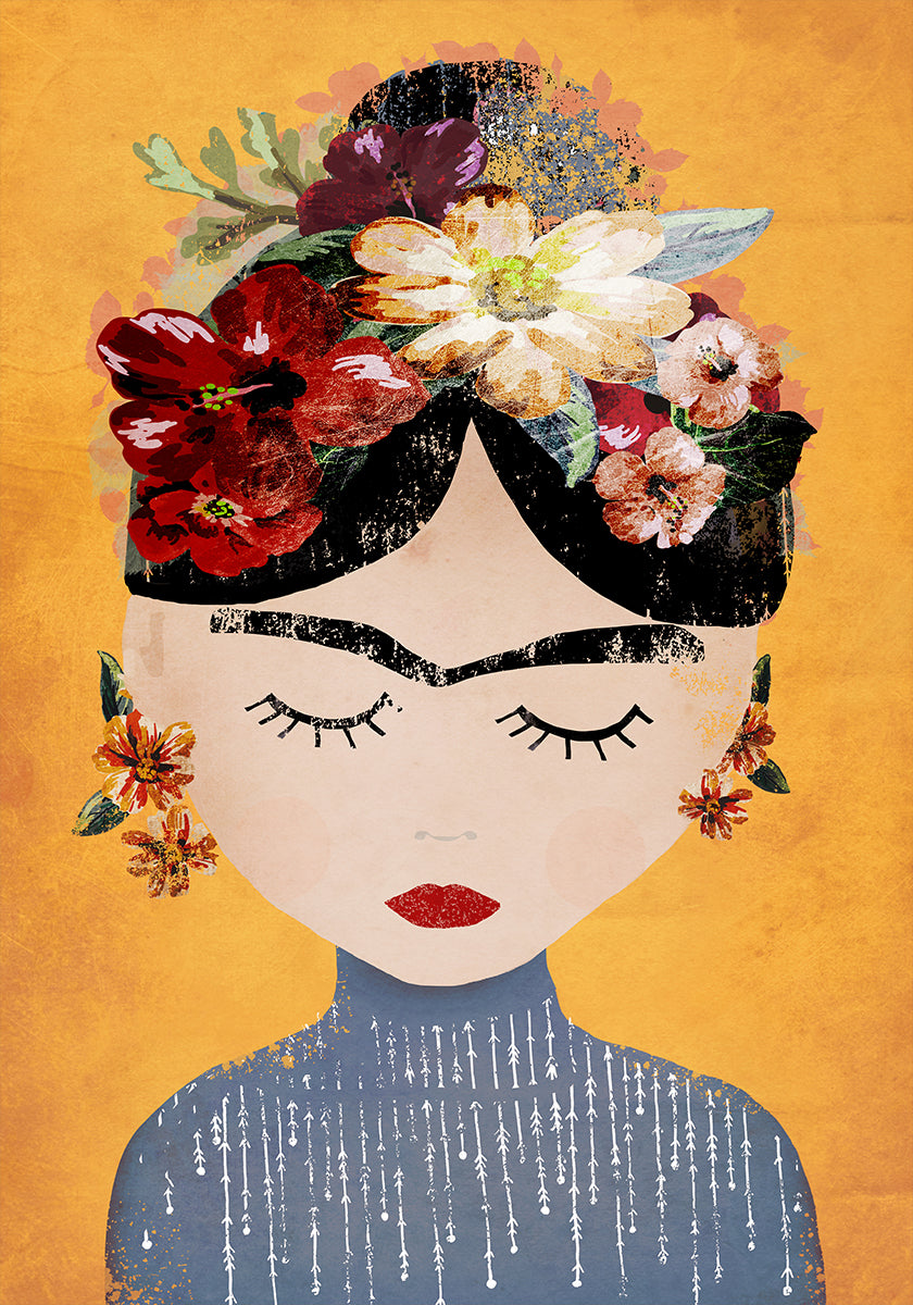 Serenidad floral Póster