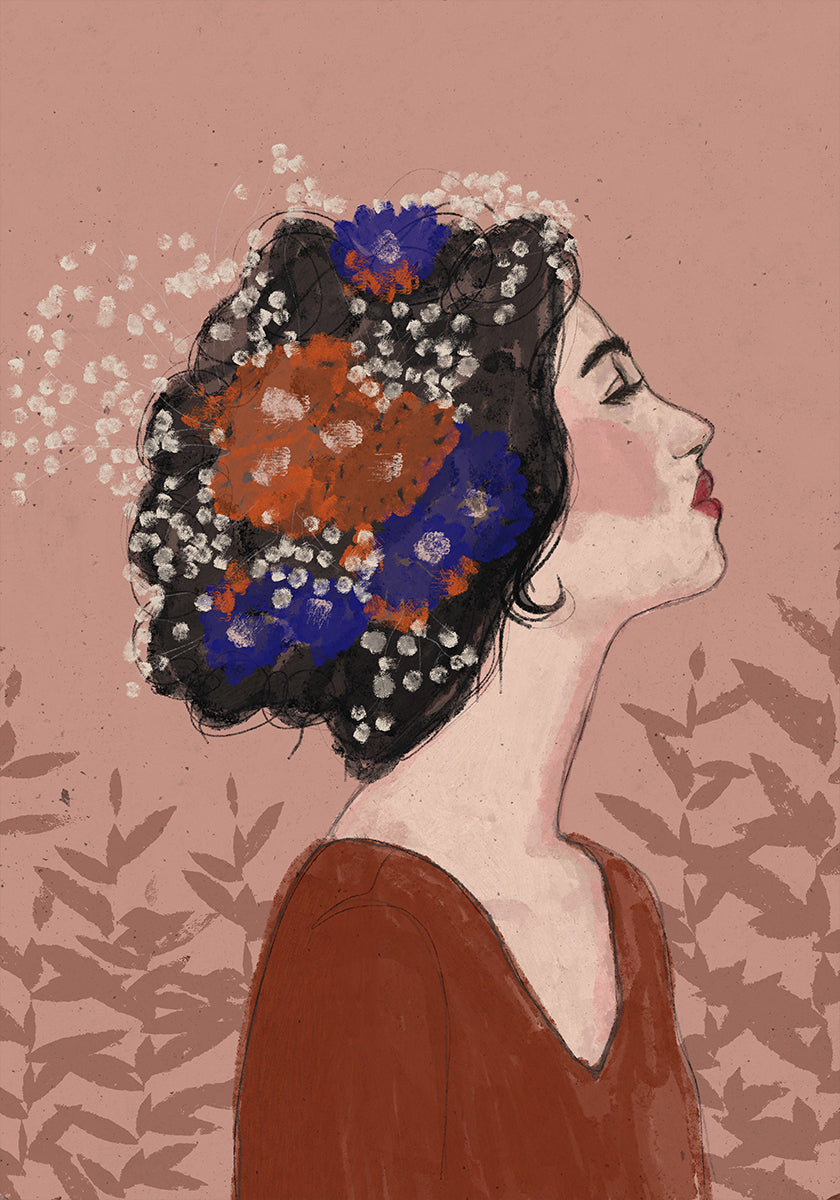 Flores de perfil