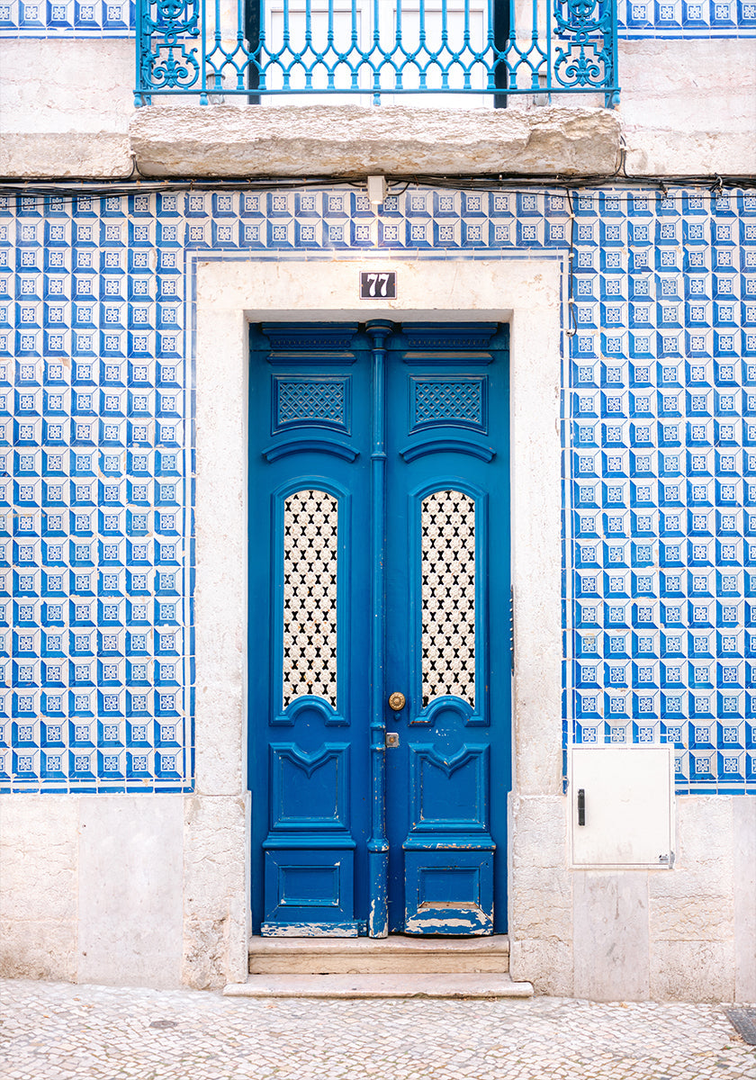 Lisboa azul Póster