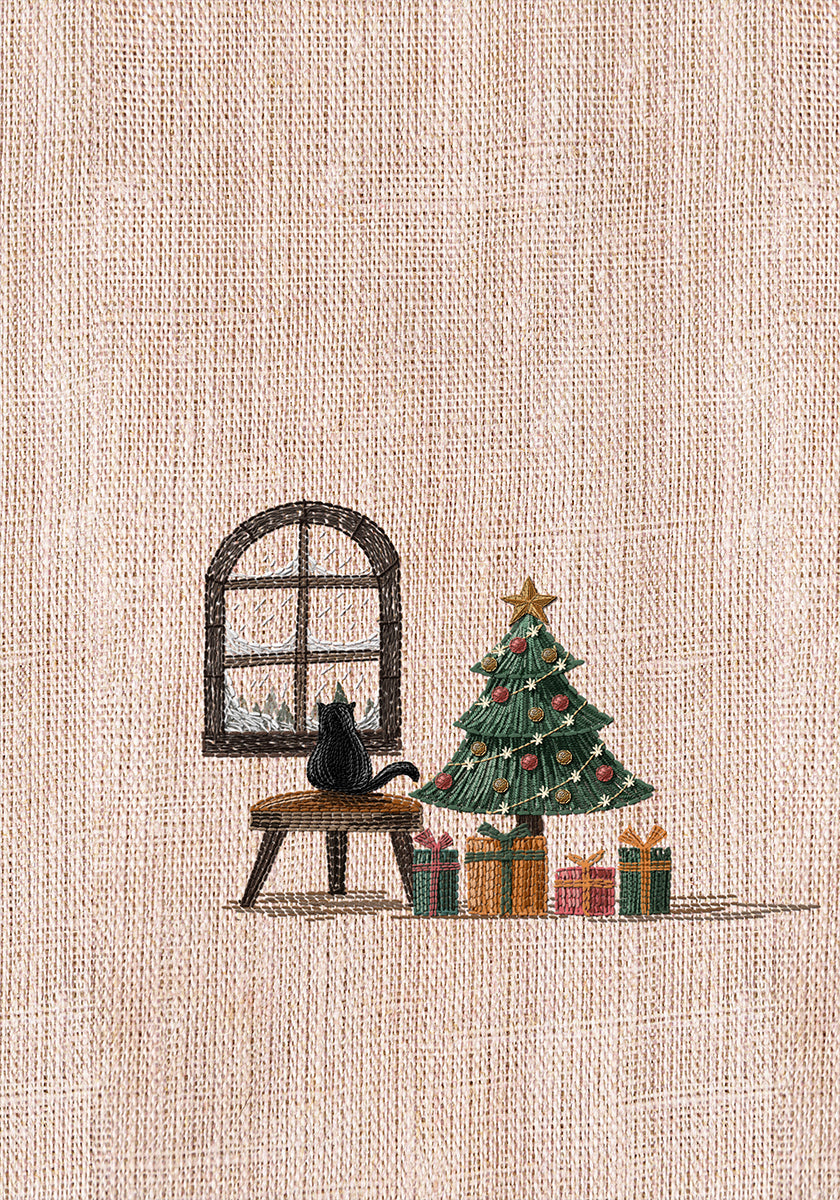 Póster Gato en la acogedora habitación