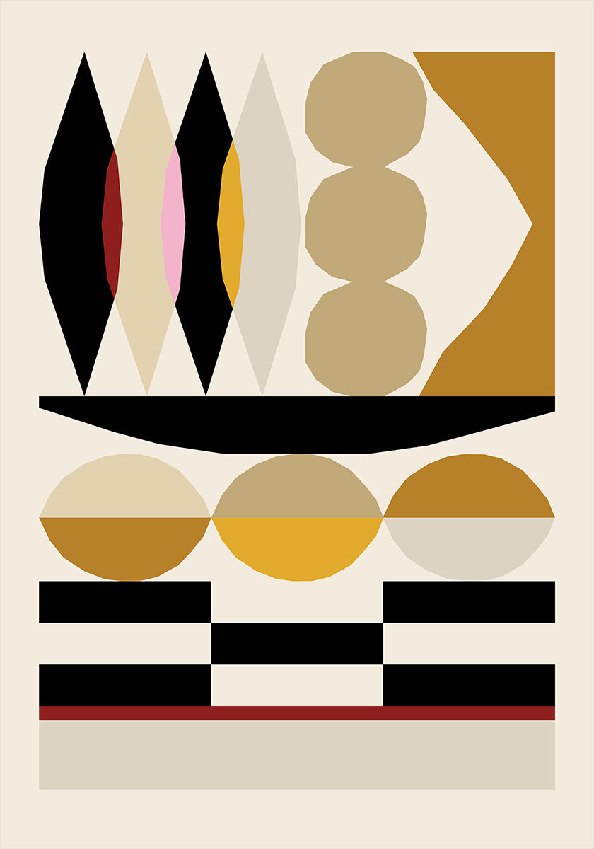 Abstract composition 25 Plakat