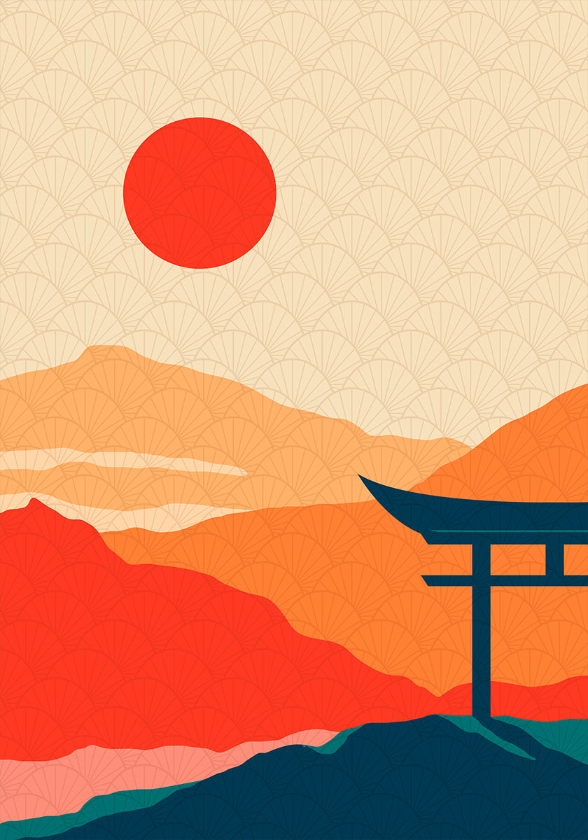 Delicia del atardecer Póster